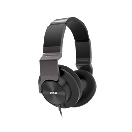 K 545 - Black - High performance over-ear headphones with microphone and remote - Hero